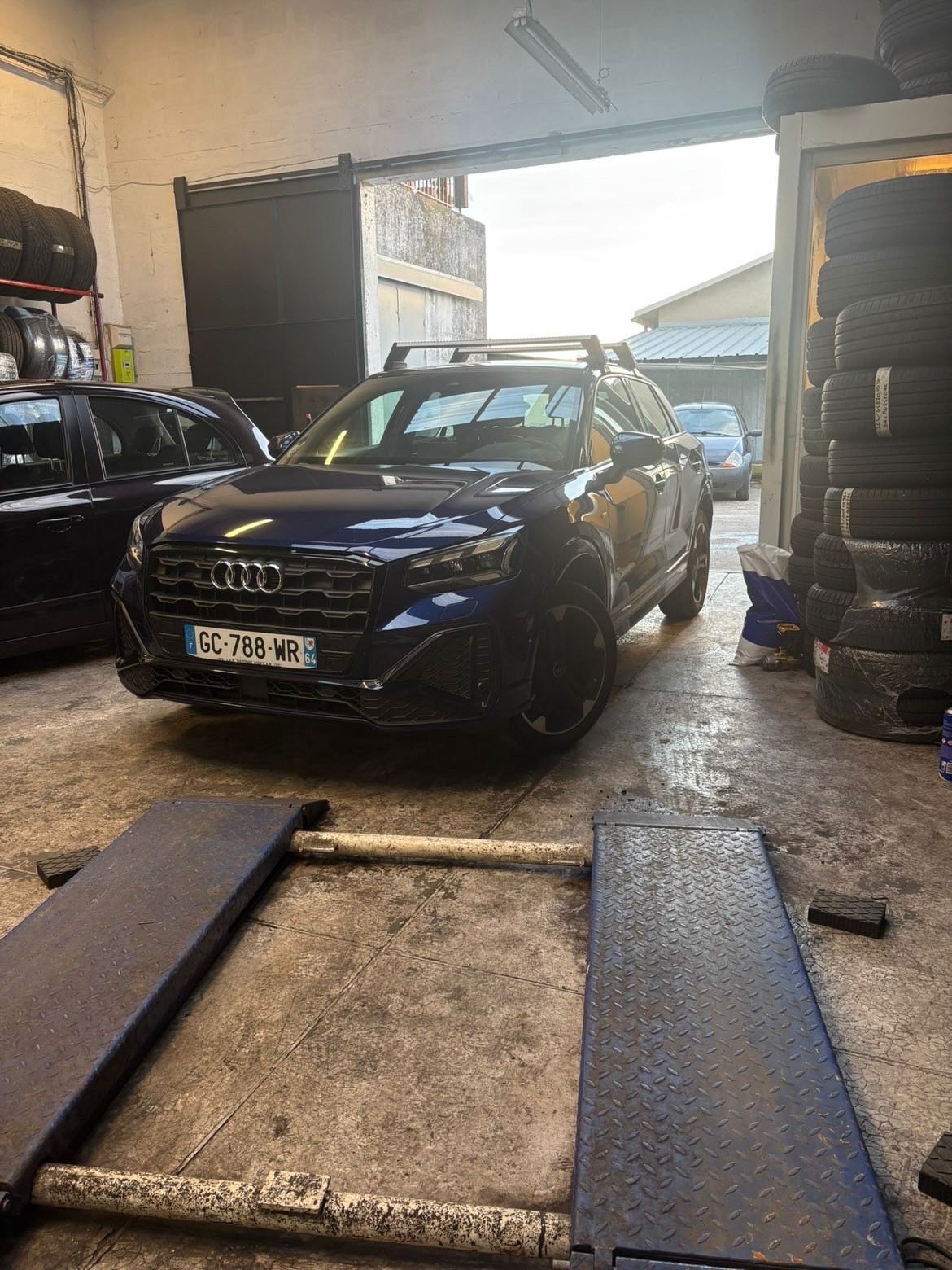 Audi vue de face — service pneus et mécanique Pneu du BAB Bayonne